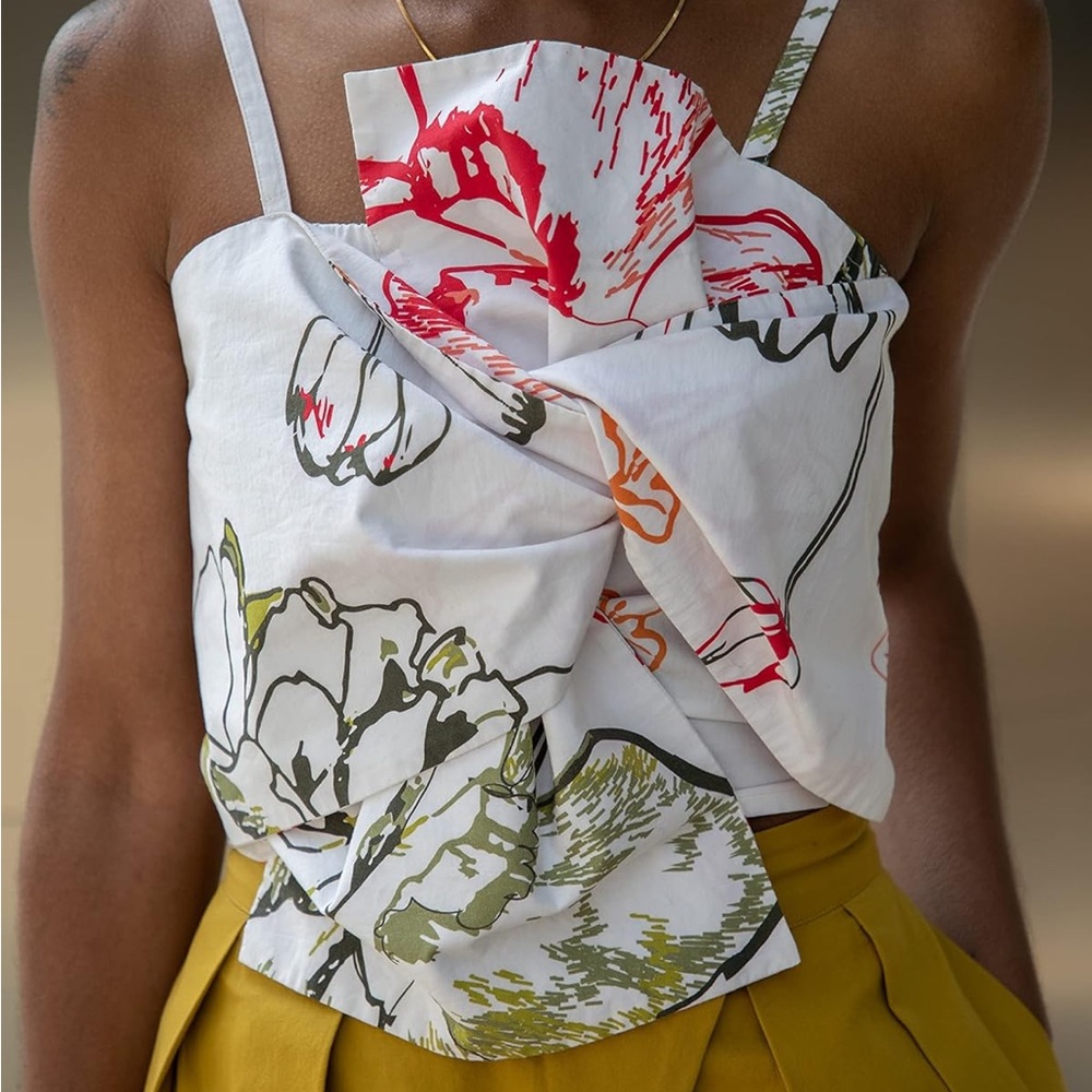 Signed Blake Floral Bow Top